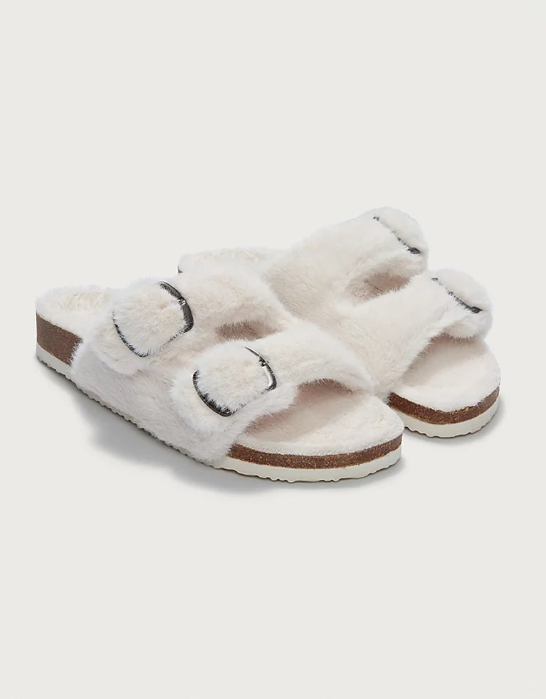 Faux Fur Corkbed Slippers