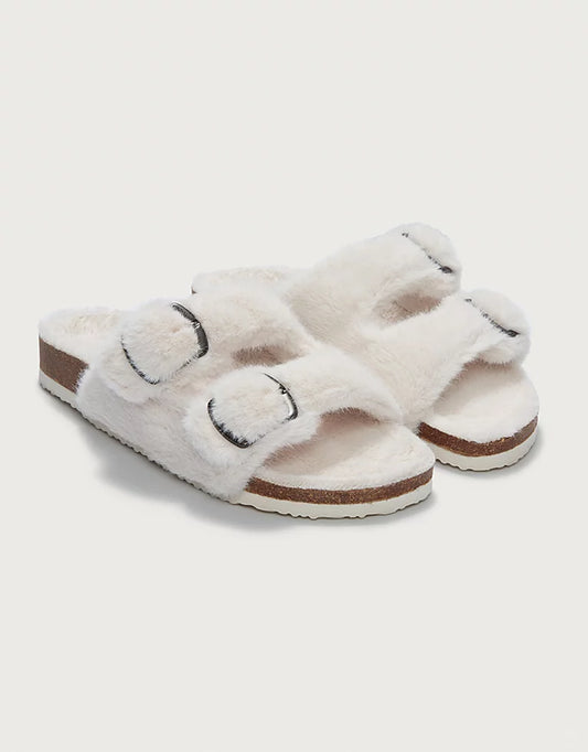 Faux Fur Corkbed Slippers