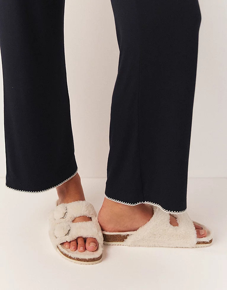 Faux Fur Corkbed Slippers